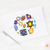 GIFTWRAPPING HANUKKAH STICKERS SHEETS VON 20 ODER  (Umschlag)