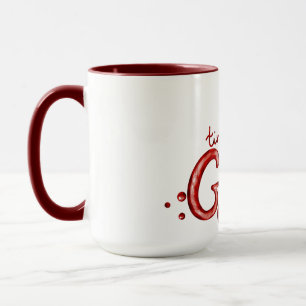 Gifty Time rote Lebkuchenstange Weihnachts-Kaffeet Tasse