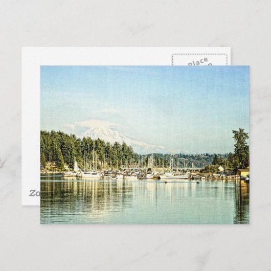 Gig Harbor Postkarte (Vorne/Hinten)