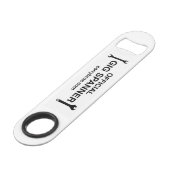 Gig Spanner (offiziell) Speed Flaschenöffner (Vorderseite Schrägansicht)
