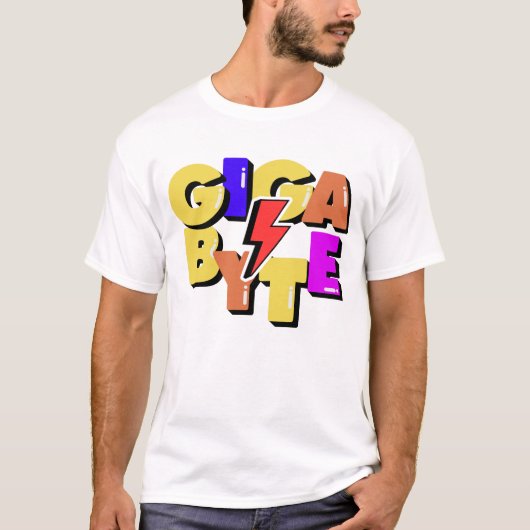 Gigabyte-Computerdateneinheit T-Shirt (Vorderseite)