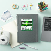 Gigabytes Vinyl Deterrence Sticker (iPad Hülle)