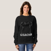 Gigachad Average Sigma Male Grindset Meme 14 Sweatshirt (Vorne ganz)