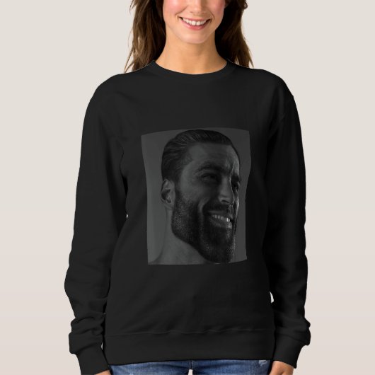 Gigachad Average Sigma Male Grindset Meme 1 Sweatshirt (Vorderseite)