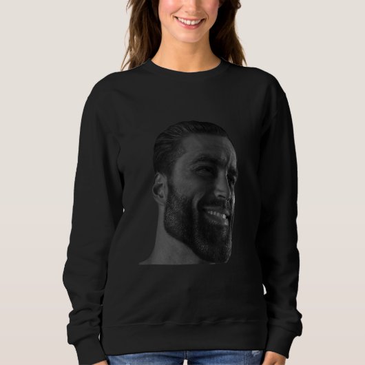 Gigachad Average Sigma Male Grindset Meme 26 Sweatshirt (Vorderseite)