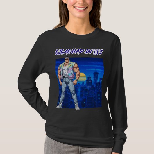 GIGACHAD IN 80S T-Shirt (Vorderseite)