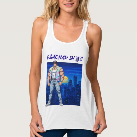 GIGACHAD IN 80S TANK TOP (Vorderseite)