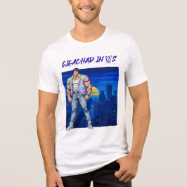 GIGACHAD IN 80S Tri-Blend SHIRT