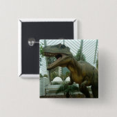 Giganotosaurus Dinosaurier Button (Vorne & Hinten)