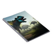 Giganotosaurus Dinosaurier Prowling, Notebook Notizblock (Rechte Seite)