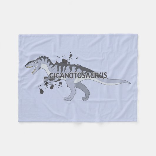 Giganotosaurus Fleecedecke (Vorderseite (Horizontal))
