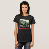 Giganotosaurus Retro rex prehistoric dinosaur Fath T-Shirt (Vorne ganz)