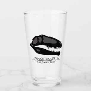 Giganotosaurus-Schädel Glas