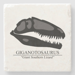 Giganotosaurus-Schädel Steinuntersetzer