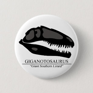 Giganotosaurus Skull Button
