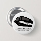 Giganotosaurus Skull Button (Vorne & Hinten)