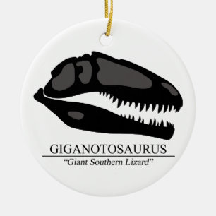 Giganotosaurus Skull Keramikornament