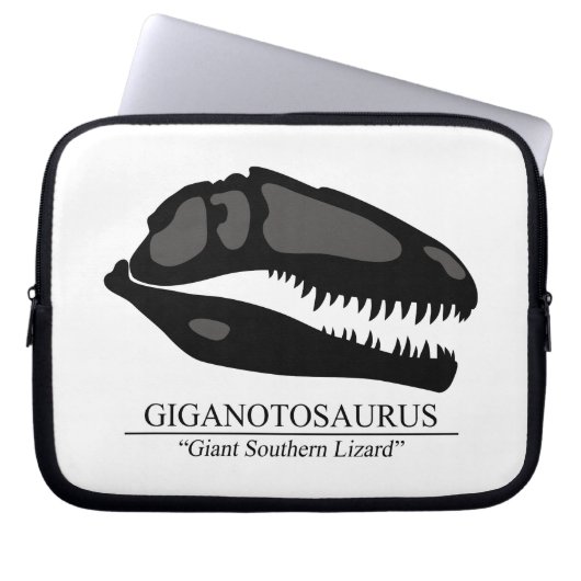 Giganotosaurus Skull Laptopschutzhülle (Vorderseite)