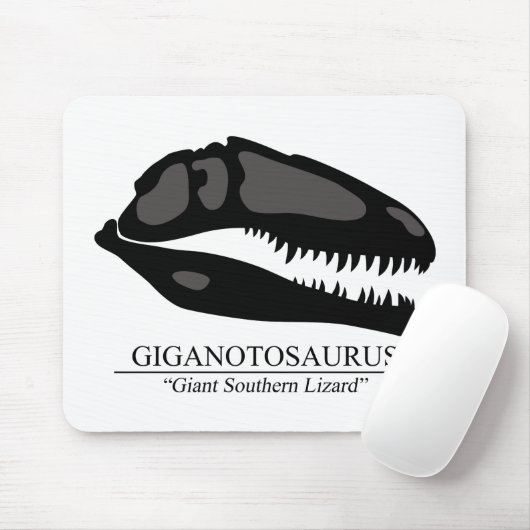 Giganotosaurus Skull Mousepad (Mit Mouse)