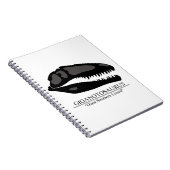 Giganotosaurus Skull Notizblock (Rechte Seite)