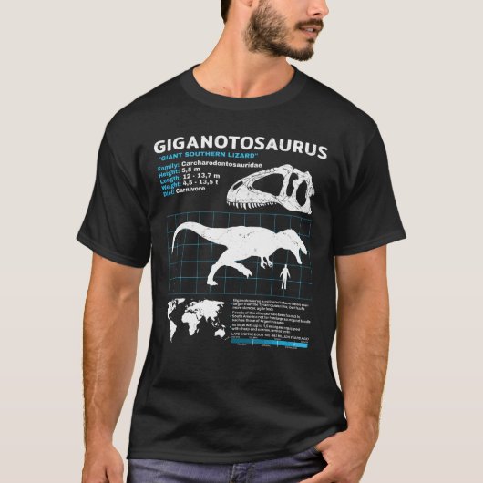 Giganotosaurus T - Shirt (Vorderseite)