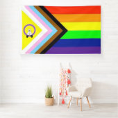 Gigant 6'x'10' LGBTQIA+ All-Inclusive-Gay Pride Banner (Insitu)
