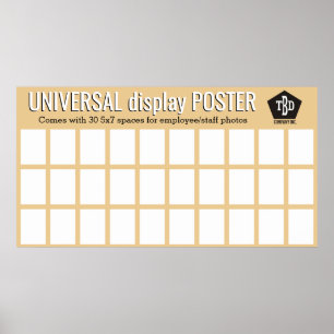 Gigant benutzerdefiniertes 30-Slot-universelles Fo Poster