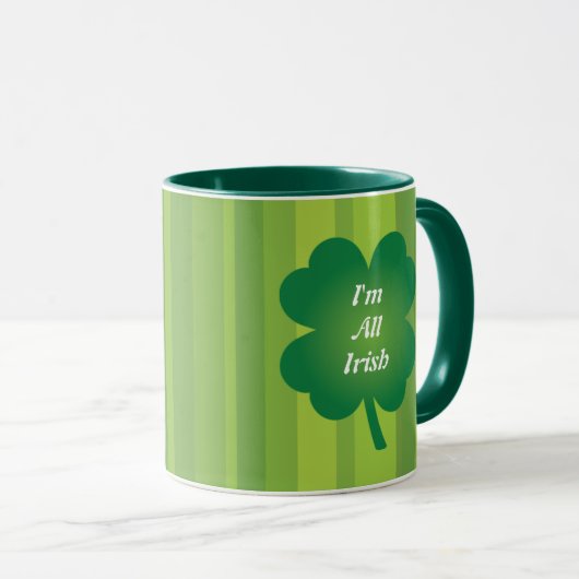 Gigant Clover personalisierte Mug Tasse (VorderseiteRechts)