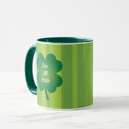 Gigant Clover personalisierte Mug Tasse (Vorderseite Links)