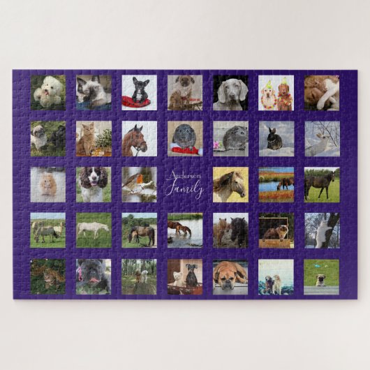 Gigant Custom PET Foto Collage PUZZLE 1014 Stücke (Horizontal)