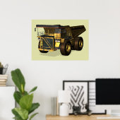 Gigant Dump Truck Poster (Heimbüro)
