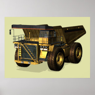 Gigant Dump Truck Poster