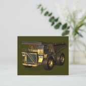 Gigant Dump Truck Postkarte (Stehend Vorderseite)