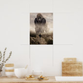 Gigant Gorilla gegen den Menschen, Erfolgsgedanke Poster (Küche)