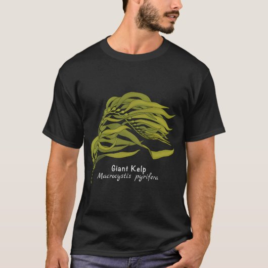 Gigant Kelp - Macrocystis Pyrifera (mit Namen) T-Shirt (Vorderseite)