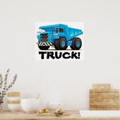 Gigant Kids Custom Construction Dumper Truck Poste Poster (Küche)