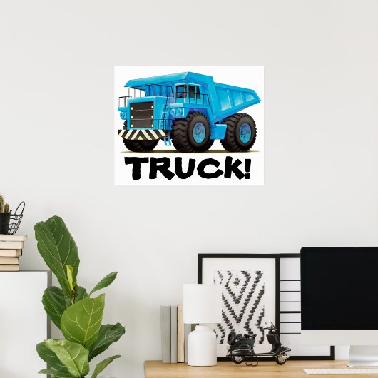 Gigant Kids Custom Construction Dumper Truck Poste Poster (Heimbüro)