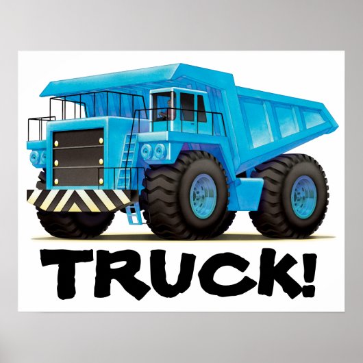 Gigant Kids Custom Construction Dumper Truck Poste Poster (Vorne)