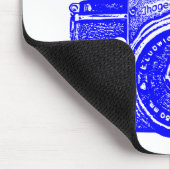 Gigant ostdeutsche Kamera - Blau Mousepad (Ecke)