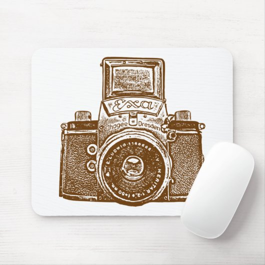 Gigant ostdeutsche Kamera - braun Mousepad (Mit Mouse)