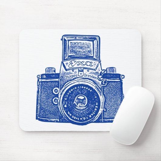 Gigant ostdeutsche Kamera - Dunkelblau Mousepad (Mit Mouse)