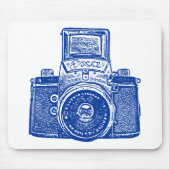 Gigant ostdeutsche Kamera - Dunkelblau Mousepad (Vorne)