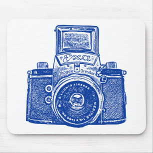 Gigant ostdeutsche Kamera - Dunkelblau Mousepad