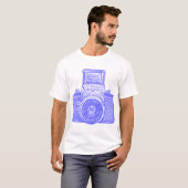 Gigant ostdeutsche Kamera - Electric Blue T-Shirt (Vorne ganz)