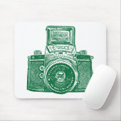 Gigant ostdeutsche Kamera - Forest Green Mousepad (Mit Mouse)