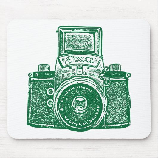 Gigant ostdeutsche Kamera - Forest Green Mousepad (Vorne)