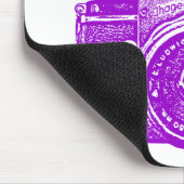 Gigant ostdeutsche Kamera - Lila Mousepad (Ecke)