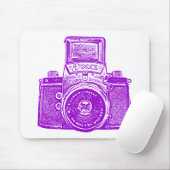 Gigant ostdeutsche Kamera - Lila Mousepad (Mit Mouse)