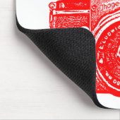 Gigant ostdeutsche Kamera - rot Mousepad (Ecke)