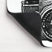 Gigant ostdeutsche Kamera - Schwarz Mousepad (Ecke)